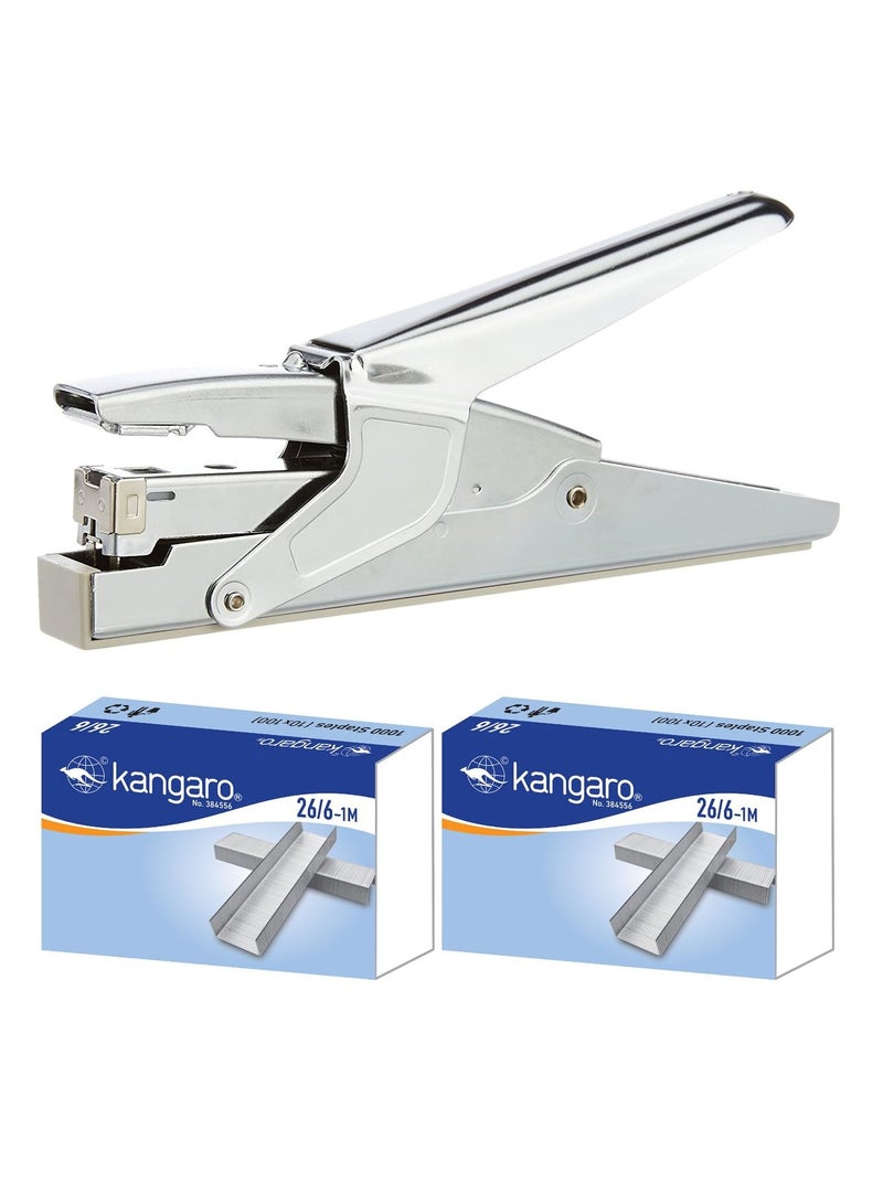 Kangaro كماشة دباسة مع مجموعة من دبوسين - Image 1
