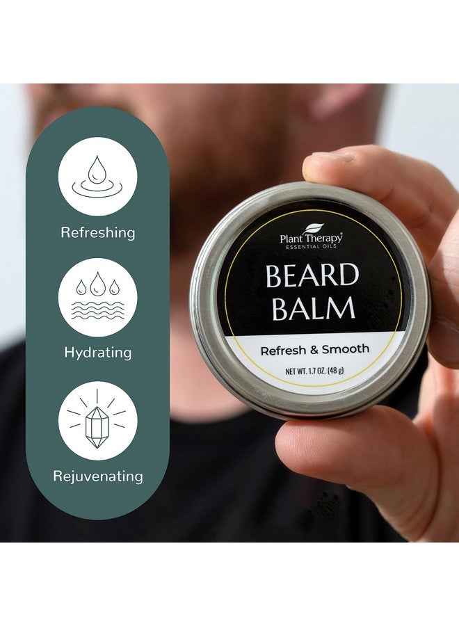 Plant Therapy Lant Therapy Hair Therapy Refresh & Smooth Beard Balm 1.7 Oz Tin Hydrating & Rejuvenating Soften And Smooth Your Beard With Shea Butter Argan Oil & Millet Seed - Image 3