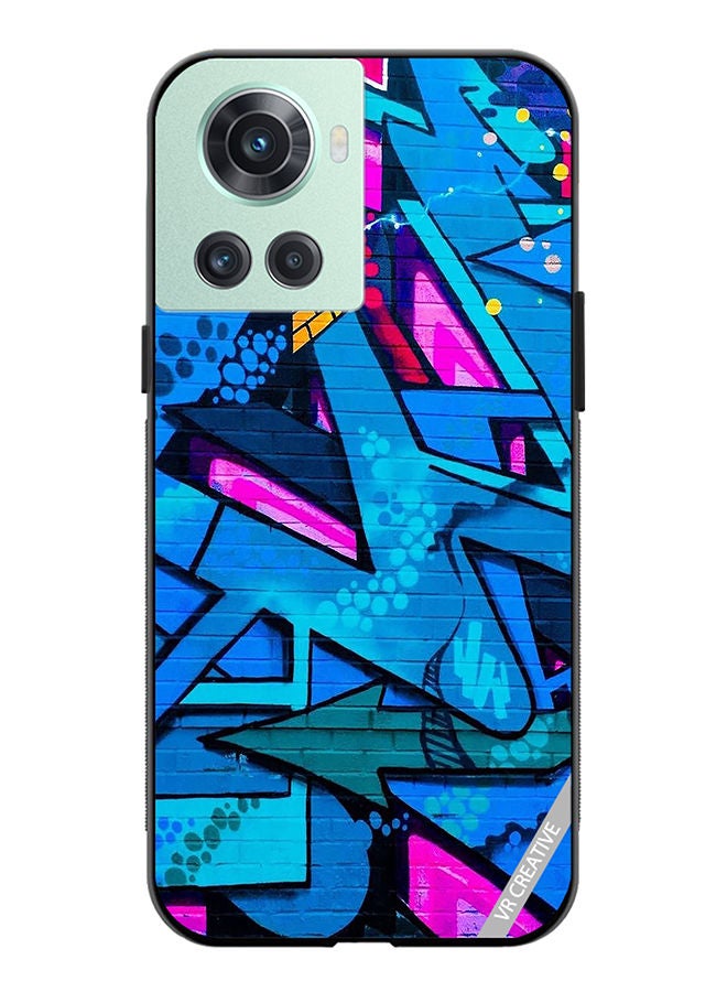 VR CREATIVE Protective Case Cover For OnePlus 10R Graffitti Artwork Design Multicolour - Image 1
