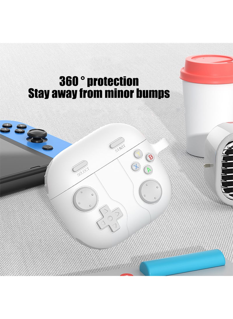 Generic - Gamepad Style Protective Shockproof Silicone Soft Shell Case Cover for Apple AirPods 4 Generation - Image 1