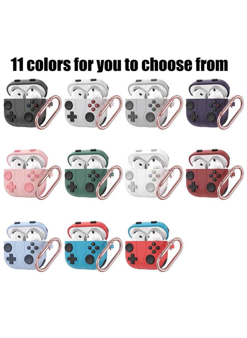 Generic - Gamepad Style Protective Shockproof Silicone Soft Shell Case Cover for Apple AirPods 4 Generation - Image 1