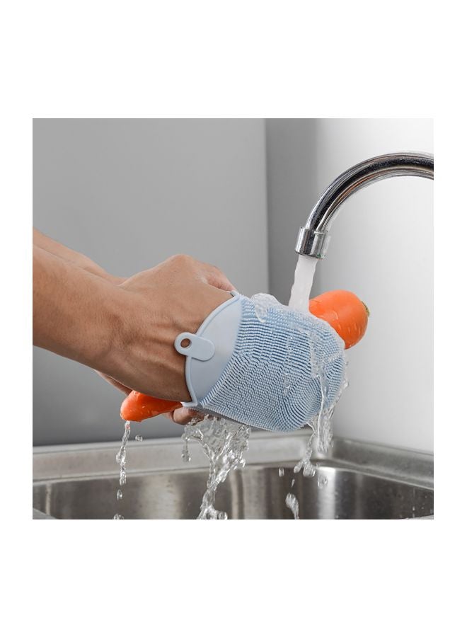 قفاز فرشاة غسيل الأطباق أزرق 15.1x10.4x2.5سم - Image 3