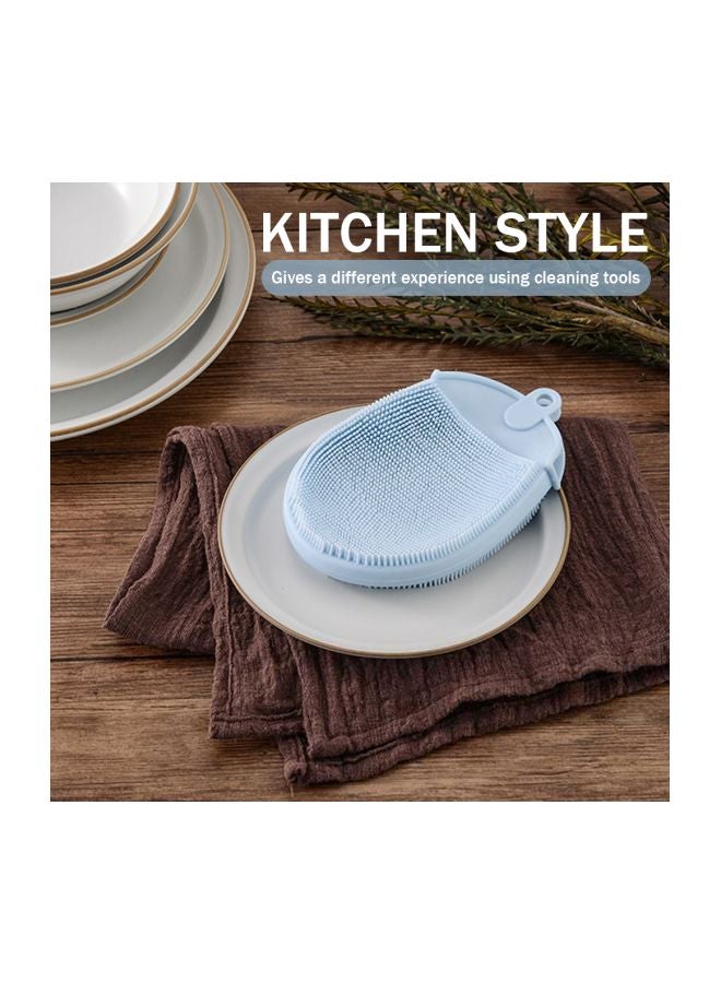 قفاز فرشاة غسيل الأطباق أزرق 15.1x10.4x2.5سم - Image 2