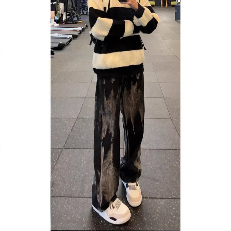 Unisex Classic Denim Jeans Loose Fit Daily Outdoor Wear - Image 2