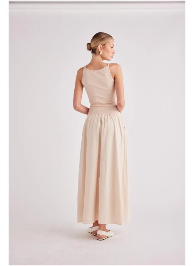 ساندايز Cruz Crew Neck Tiered Maxi Dress