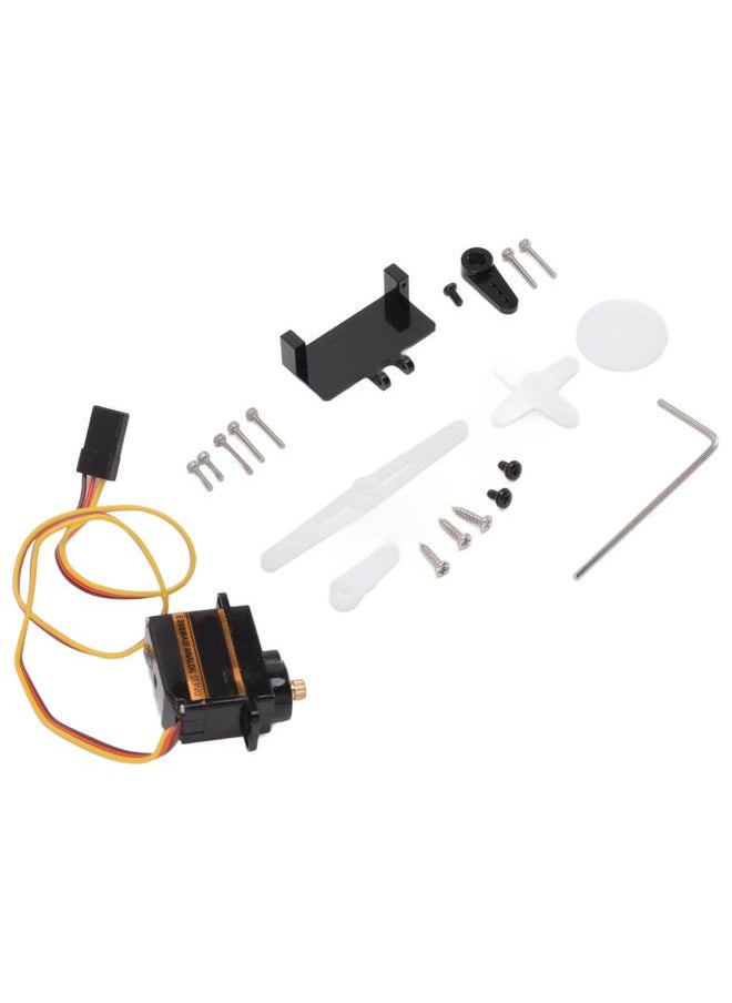 Thoraya ES08MA II Mini Metal Gear Analog Servo RC Model Servo Kit with Aluminum Alloy Swing Arm Servo Base  - Image 5