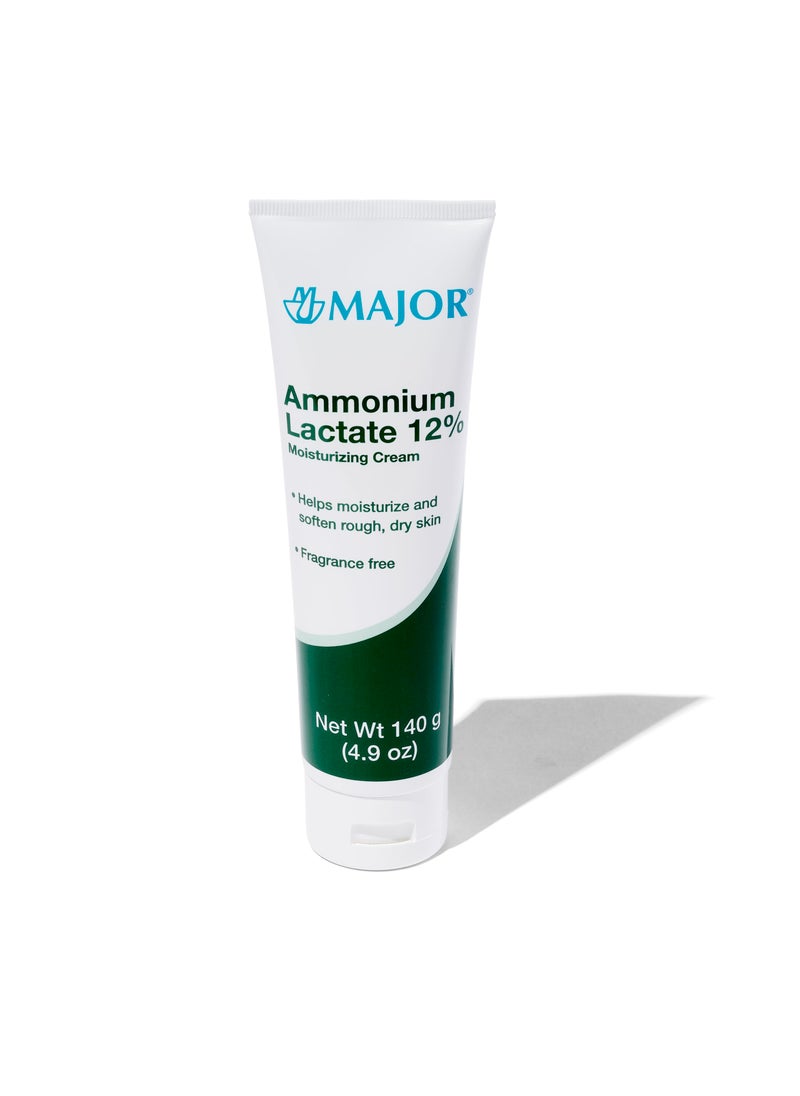 MAJOR Major Ammonium Lactate 12 Moisturizing Cream  Lactic Acid Cream  Helps Hydrate Soften and Exfoliate Rough Dry Skin  FragranceFree  49 Oz  1 pack 