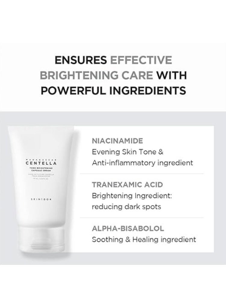 SKIN1004 Tone Brightening Capsule Cream | Radiance Boosting & Dark Spot Correcting Moisturizer - Image 5