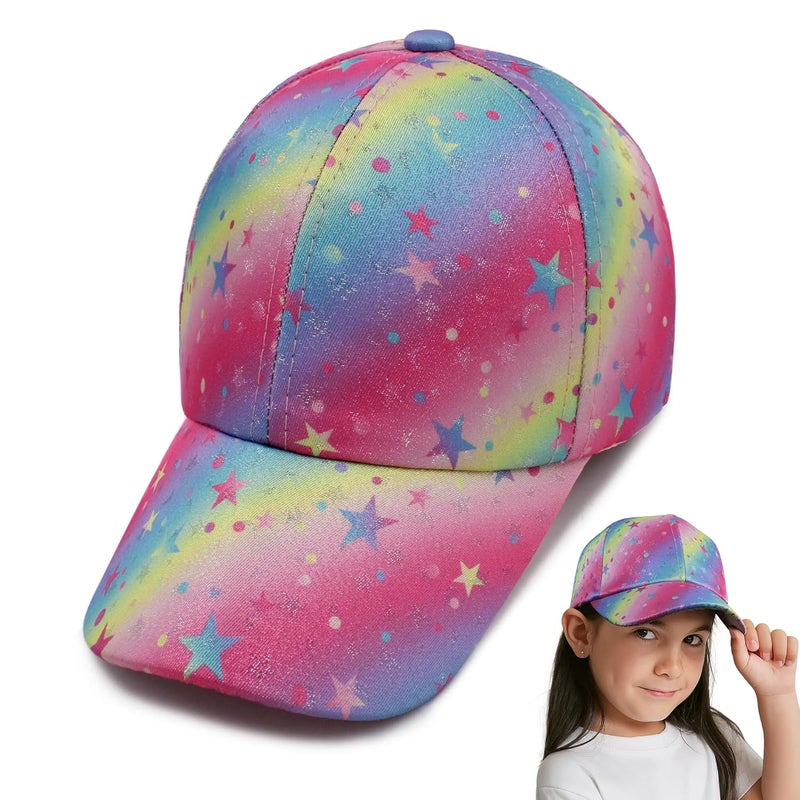 VRITRAZ Stylish Kids Baseball Caps for Girls, 6 to 14 Years Old - Image 1