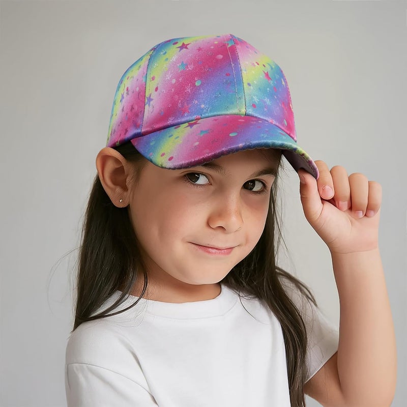 VRITRAZ Stylish Kids Baseball Caps for Girls, 6 to 14 Years Old - Image 2