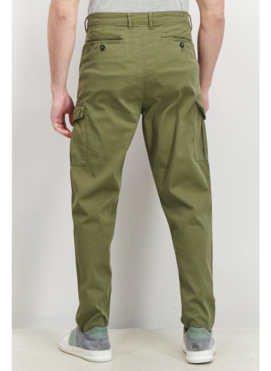 Men Slim Fit Plain Cargo Pants, Olive - pzsku/ZB2D6B652D234F8E21605Z/45/_/1740495076/b7a6e875-e25f-4716-9927-0edcc570f2f6