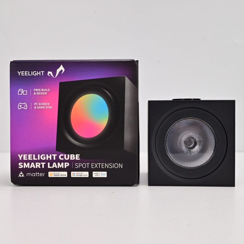 Yeelight RGB Ambient Light Cube 3D Smart Gaming Desktop Decor with Sound Reactive Pickup - Image 1