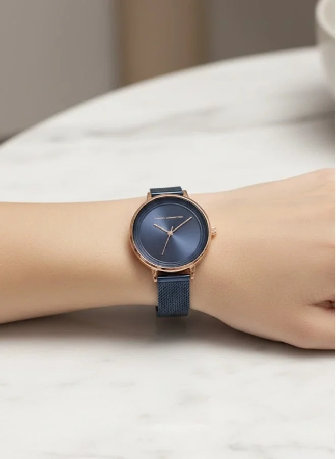 French Connection  Women's Analog Watch With Blue Stainless Steel Bracelet 37 mm FCN0001C for Women | Best Price UAE