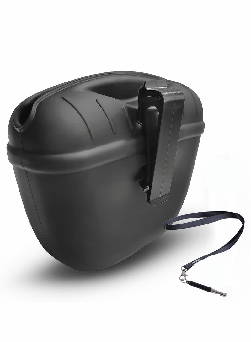 Excefore Dog Treat Pouch, Silicone Dog Training Bag Portable Dog Treat Bag with Magnetic, Auto Closing and Waist Clip - Image 1