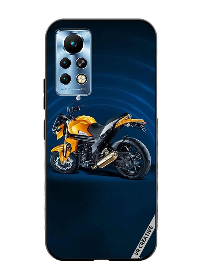 VR CREATIVE Protective Case Cover For Infinix Note 11 Pro Bike Design Multicolour - Image 1