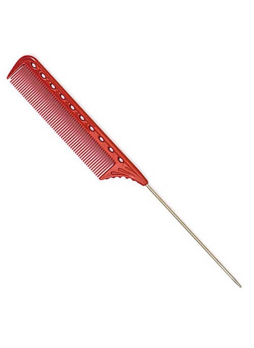 Y.S.Park YS Park 102 Super Weaving Winding Tail Comb  Red 