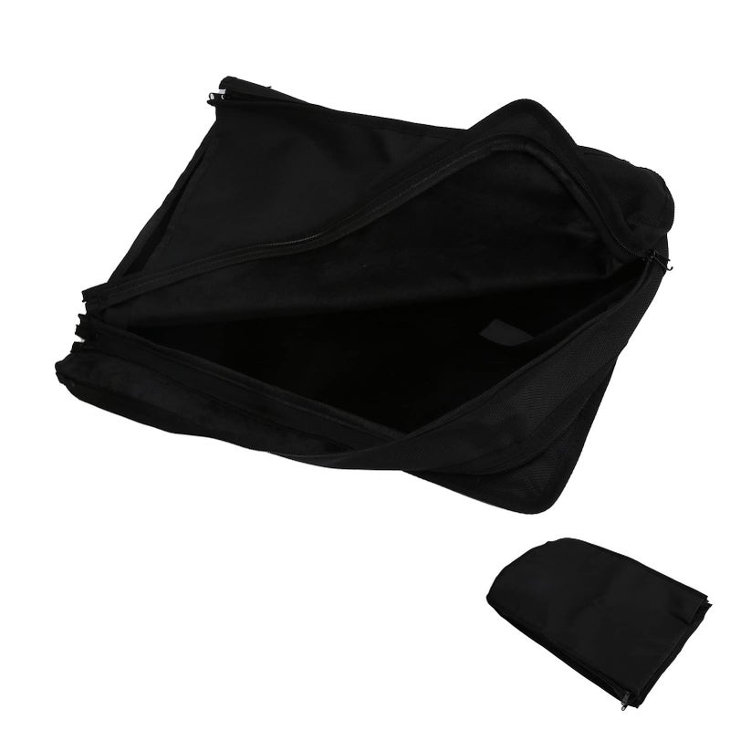 Console Dust Cover Premium Nylon Protective Sleeve Soft Inner Lining for Console Upright Position Black - Image 4