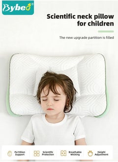 Bybeo Toddler Pillow for Sleeping,  Kids Pillows with Ergonomic Spine-Protective Design, Ultra Supportive Memory Foam Material, for Babies, Infants, Toddlers, Children, Especially for child aged 3 to 6  - Image 2