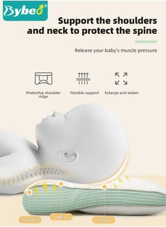 Bybeo Toddler Pillow for Sleeping,  Kids Pillows with Ergonomic Spine-Protective Design, Ultra Supportive Memory Foam Material, for Babies, Infants, Toddlers, Children, Especially for child aged 3 to 6  - Image 3