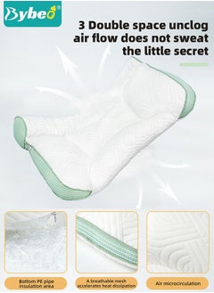 Bybeo Toddler Pillow for Sleeping,  Kids Pillows with Ergonomic Spine-Protective Design, Ultra Supportive Memory Foam Material, for Babies, Infants, Toddlers, Children, Especially for child aged 3 to 6  - Image 5