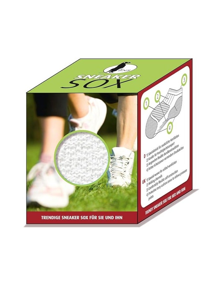 Premium Sneaker Sox White 45-47