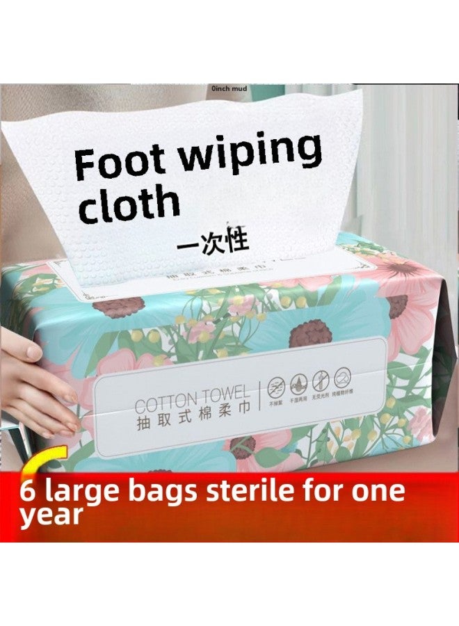 Foot Wipe Disposable Foot Wash Towel For Lazy People Foot Wipe Cloth Foot Bath Foot Absorbent Paper Foot Therapy Foot Wash Towel-Color:5 Large Bags [foot Cleaning Cloth, Thickened And Can Be Used 1,300 Times]-Specifications:【15*20cm】small Size Hygienic And Sterile - Image 3