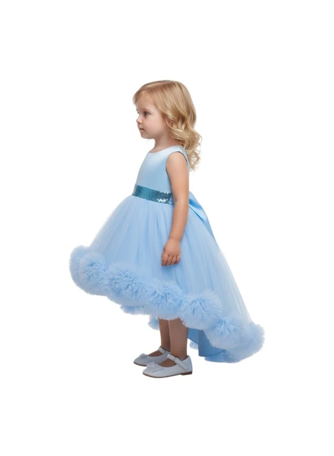 Bidani Royal Sky Blue Bloom Frock