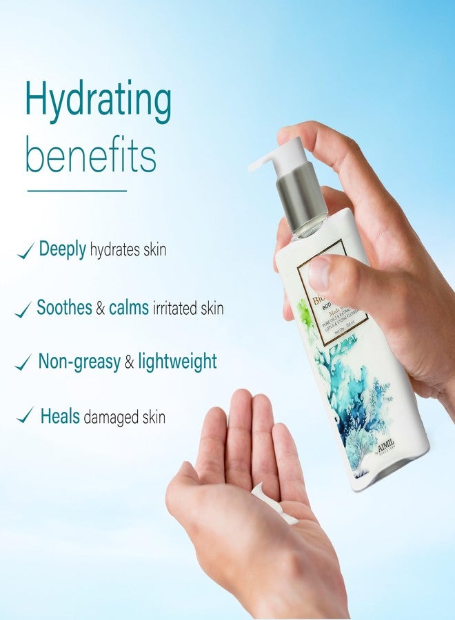 Ayouthveda Bio Marine Body Lotion with Lotus & Stone Flower, Deeply Hydrating, Non-Greasy Formula, Natural & Ayurvedic, 250ml - Image 5