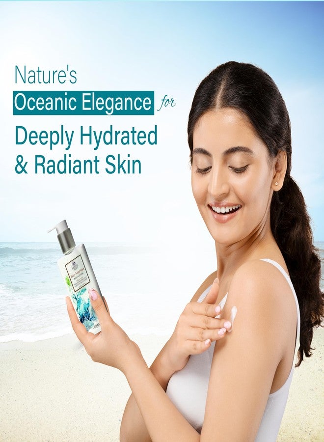 Ayouthveda Bio Marine Body Lotion with Lotus & Stone Flower, Deeply Hydrating, Non-Greasy Formula, Natural & Ayurvedic, 250ml - Image 3