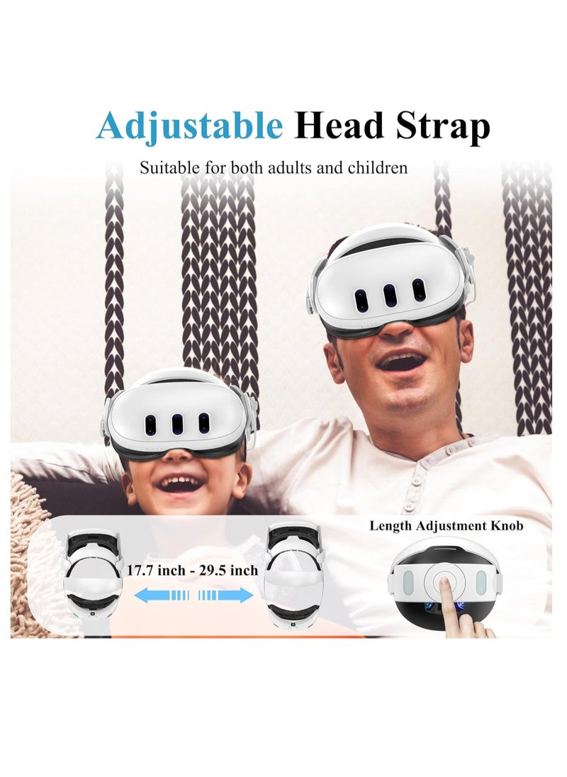 XICEN - Head Strap with 6000mAh Battery Pack for Meta Quest 3 - Image 1