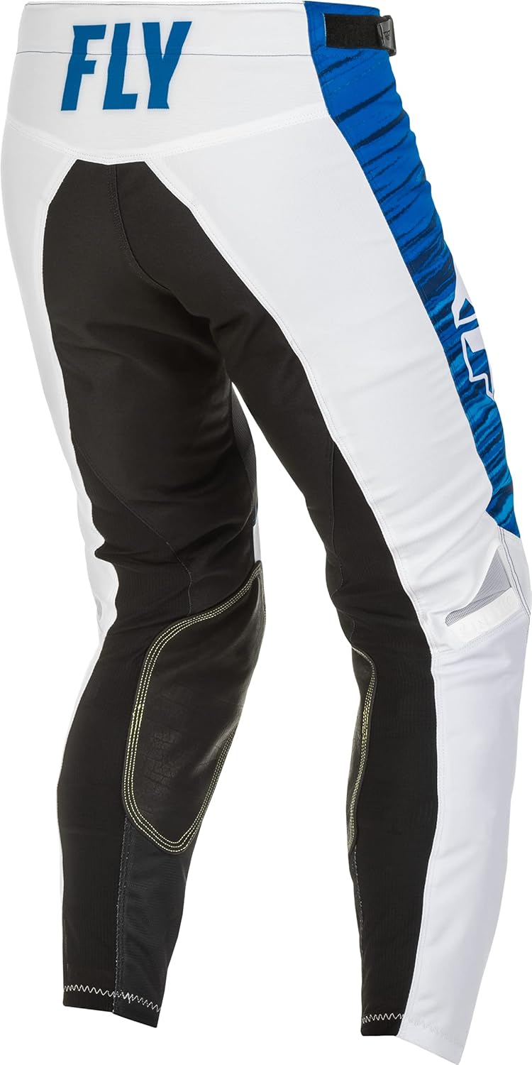 Fly Racing 2022 Adult Kinetic Wave Pants - White/Blue, Size 36 - Image 3