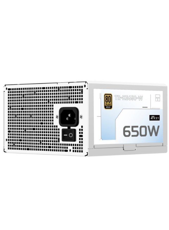 THERMALRIGHT TR-KG650W Gold 80+ modular PSU, ATX 3.1 - White - Image 3