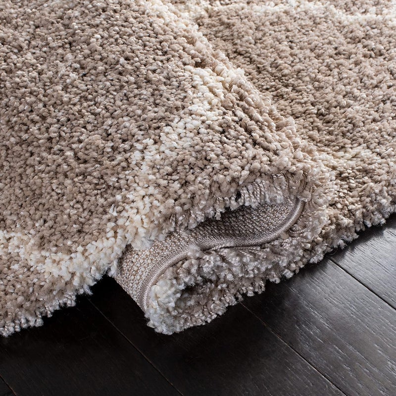 imsid Shaggy Floor Carpets for Living Room, Elegant Bed Side Runner, Modern Carpets for Bedroom, Drawing Room,Carpets for Living Room Etc.Color-. Beige and Ivory II Size 2x5 feet - Image 3