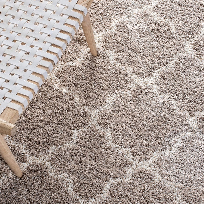 imsid Shaggy Floor Carpets for Living Room, Elegant Bed Side Runner, Modern Carpets for Bedroom, Drawing Room,Carpets for Living Room Etc.Color-. Beige and Ivory II Size 2x5 feet - Image 5