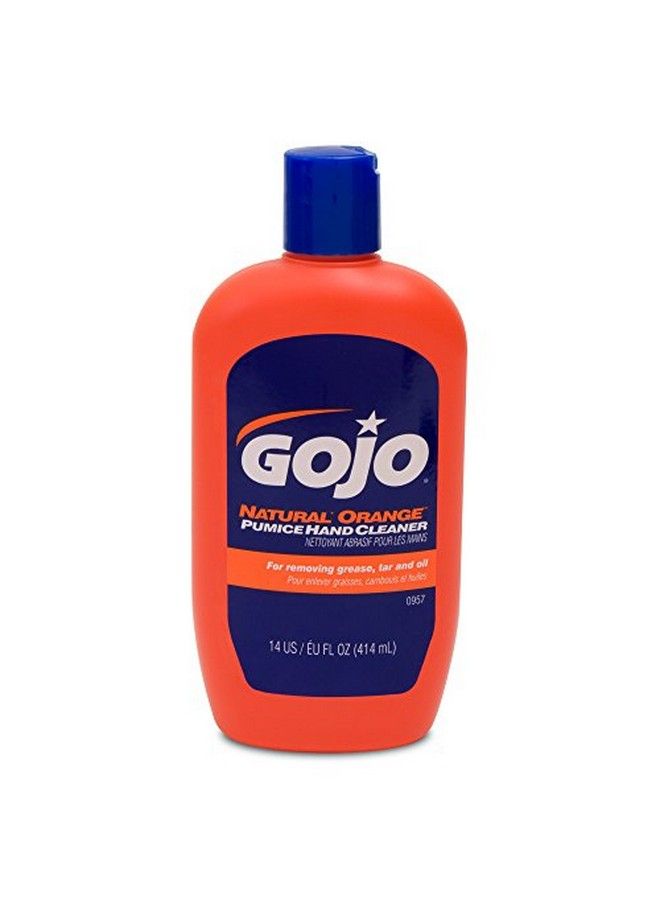 Gojo 0957 Orange Lotion Hand Cleaner With Pumice 14 Oz - Image 1