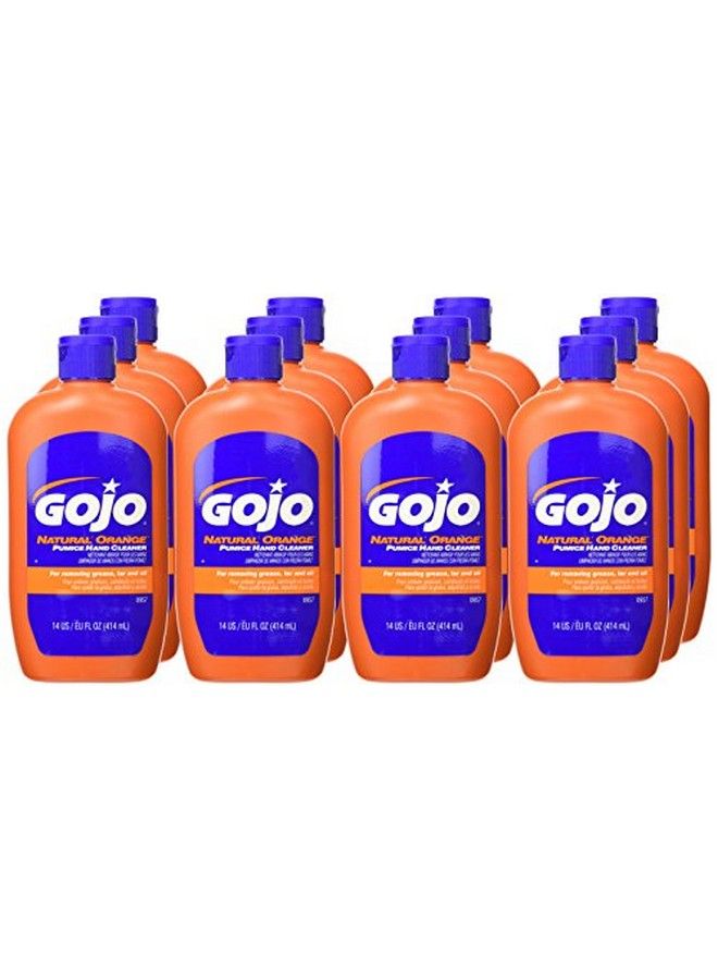 Gojo 0957 Orange Lotion Hand Cleaner With Pumice 14 Oz - Image 5