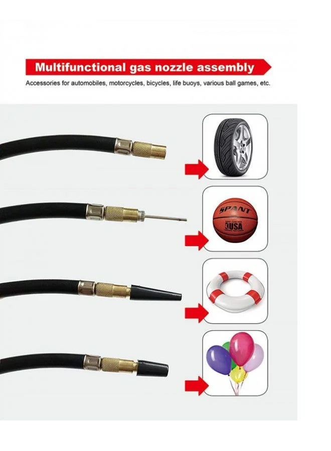 Air Compressors 2 cylinder for Car Tires, Bike Tires, Rubber Floater, Balls Works on car lighter & Battery – VX01 - Image 5