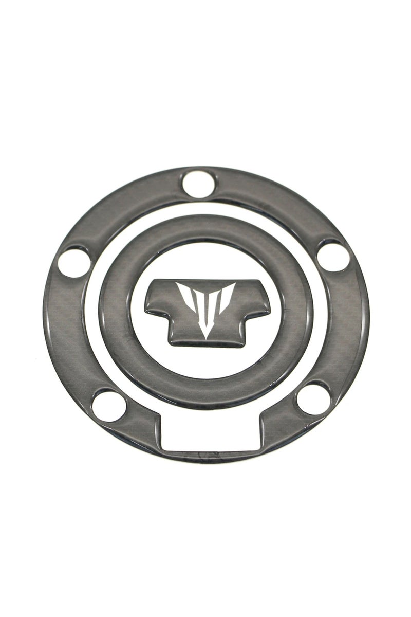 إيروريكس ملصقات حماية غطاء خزان وقود الدراجة النارية ثلاثية الأبعاد المصنوعة من ألياف الكربون الفضية لياماها MT01 وMT03