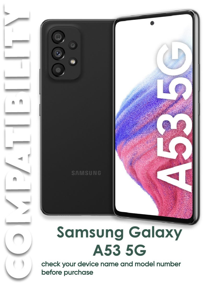 ACLIX Antistatic ESD Dustproof Premium Quality High Definition Tempered Glass Screen Protector Designed For Samsung Galaxy A53 5G - Image 3