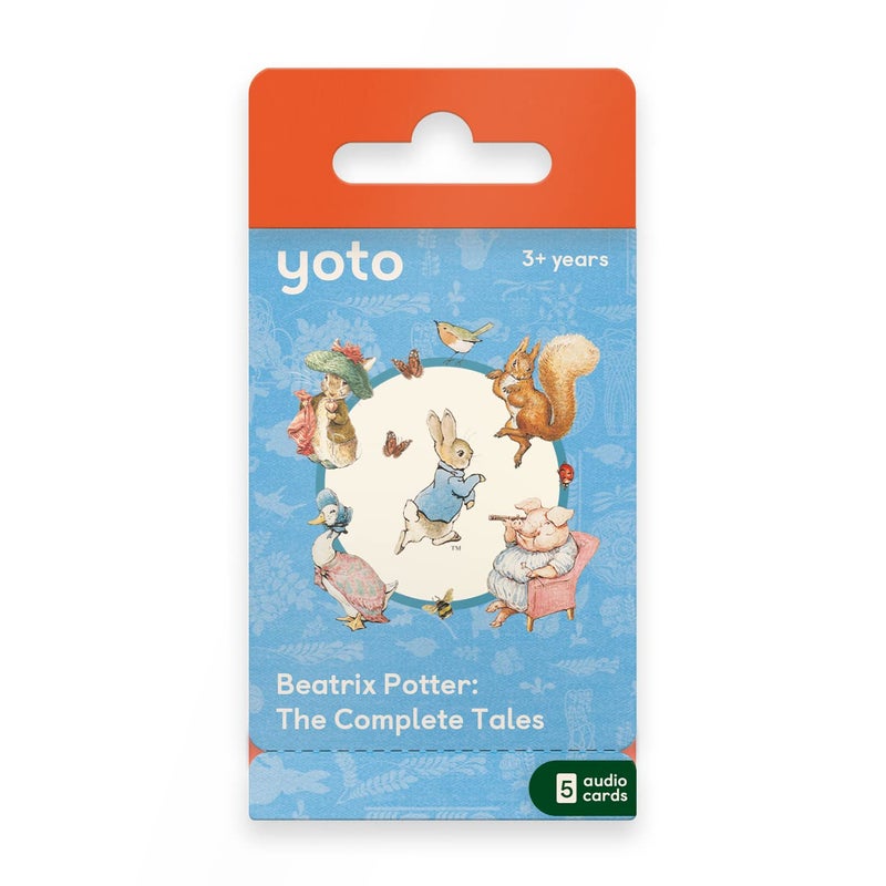YOTO Beatrix Potter: The Complete Tales â€“ 5 Kids Audio Cards for Use with Player & Mini All-in-1 Audio Device, Educational Screen-Free Listening with Fun Playtime Bedtime Travel Stories, Ages 3+ - Image 1