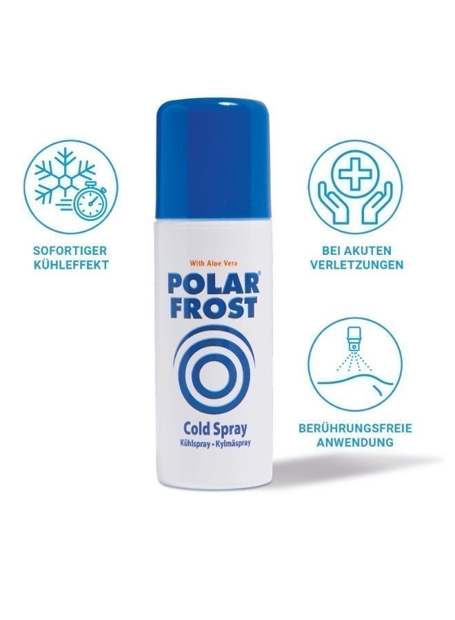 Polar Frost Cold Spray is a fast-acting, soothing, and cooling pain reliever for muscle cramps, bruises, and sports injuries. It contains aloe vera. - Image 5