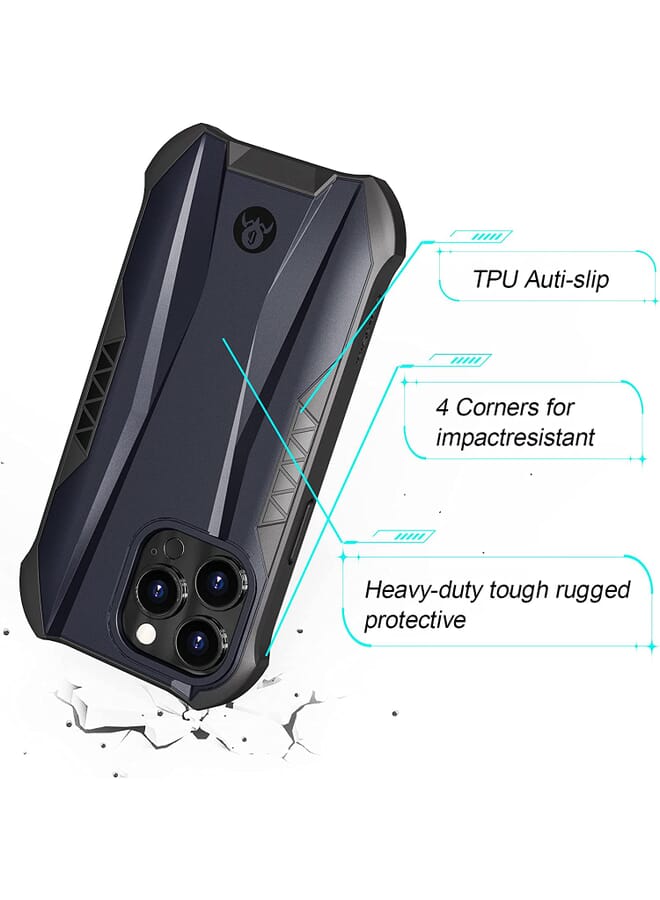 Gravastar C2-Nvy Ferra Case With Magsafe , Iphone 13 Pro , Blue  - Image 3
