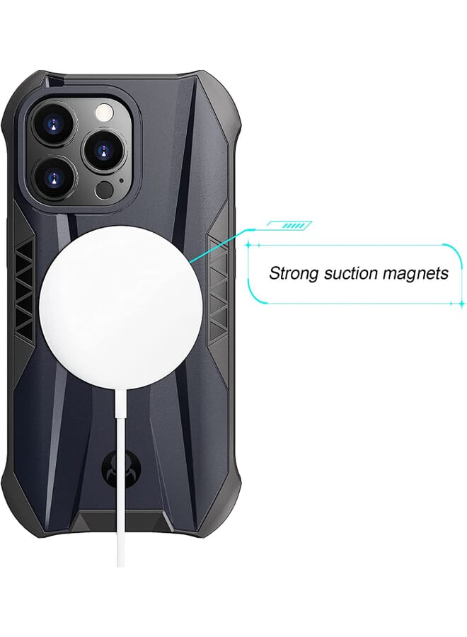 Gravastar C2-Nvy Ferra Case With Magsafe , Iphone 13 Pro , Blue  - Image 2