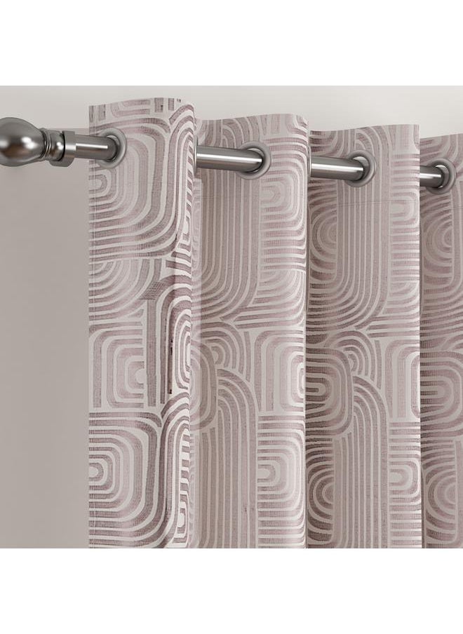 Neo Classic - 2 Piece Jacquard Curtain Set 135X240 Cm - Image 1