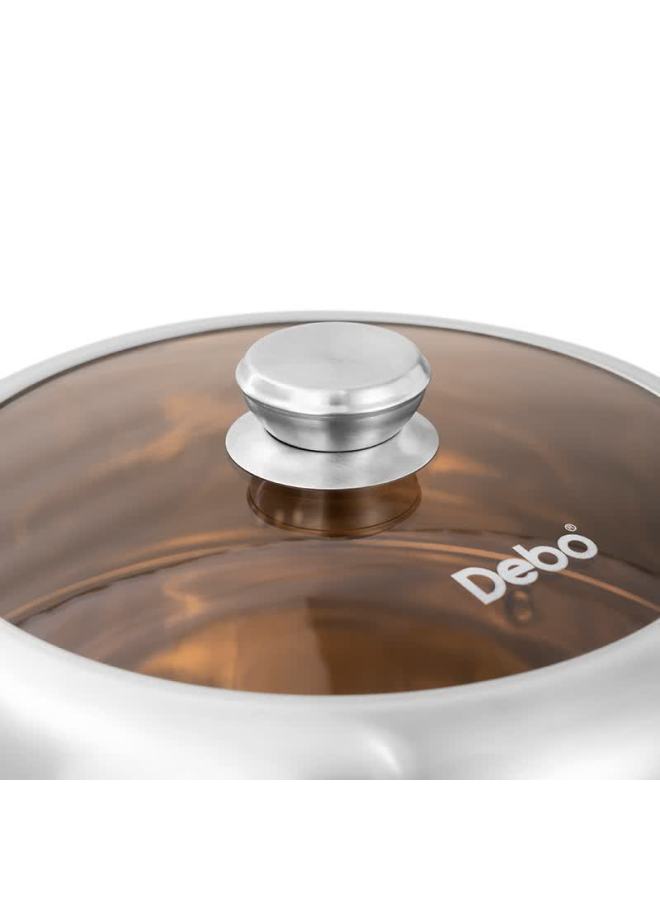 Debo Steamer Pot, 304 Stainless Steel, Two-layer Steaming Pot, Compatible With Induction Cookers, Woklike, 30cm - Image 5