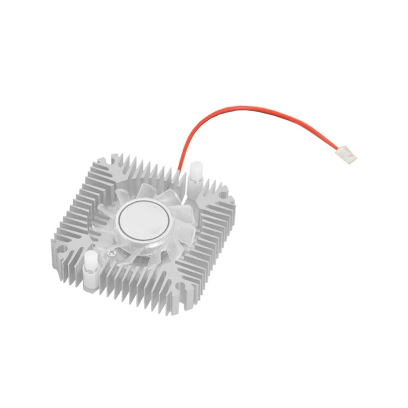 White 12V Silent GPU Fan Cooler 55mm Air Cooling Device for Graphic Cards Efficient Heat Dissipation - Image 1