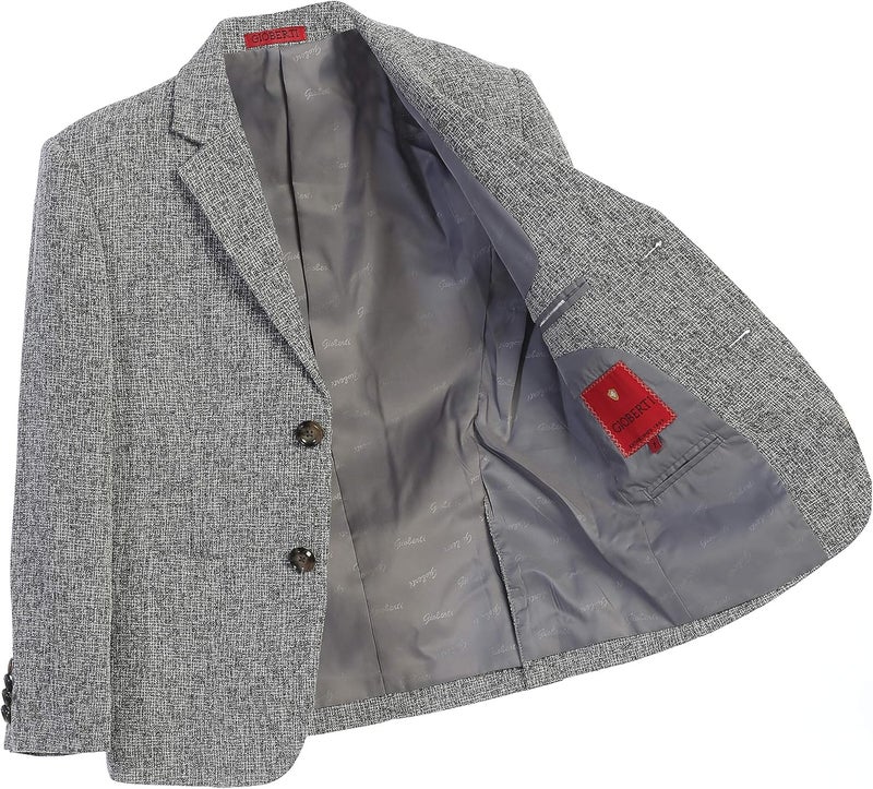Gioberti Kids and Boys Lightweight Formal Tweed Blazer Jacket - Image 4