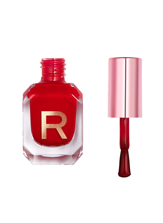 Makeup Revolution Express Nail Varnish Red Passion - Image 1