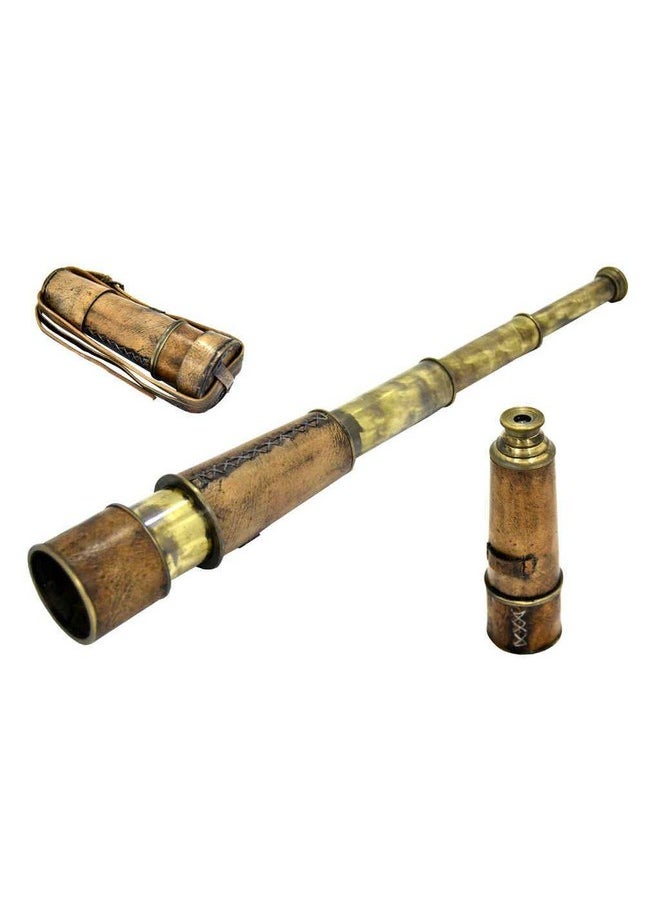 NAUTICALMART Brass Nautical Antique Telescope 18 Inches Long  - Image 1