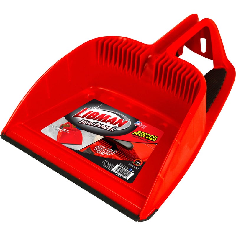 Libman 2125 Step-On Dust Pan with Molded Cleaning Teeth - Image 1